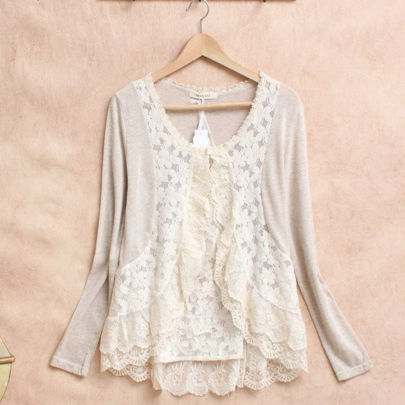 Embroidery Cardigan - Blusa bordada de lino y algodón