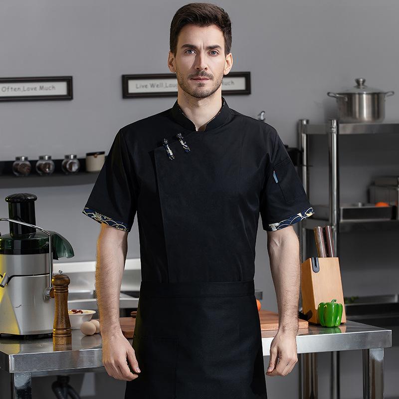 Embroidery Kitchen - Uniforme de Chef Transpirable de Manga