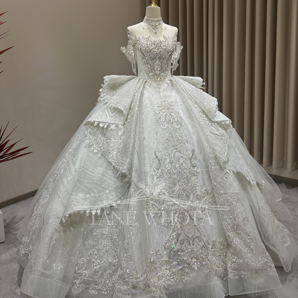 Embroidery Organza - Vestidos De Mariée Sur Mesure Sweetheart