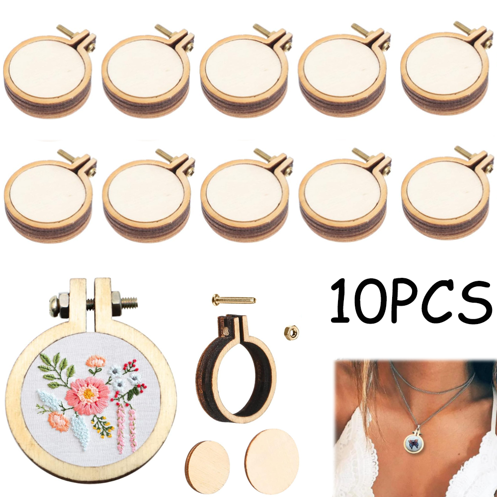 Embroidery Hoop Square - 10 unids/set de Mini anillo de