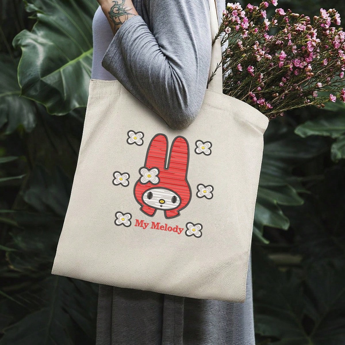 Embroidery Effect Canva - Bolsa de almacenamiento multifuncional, nuevo proceso,