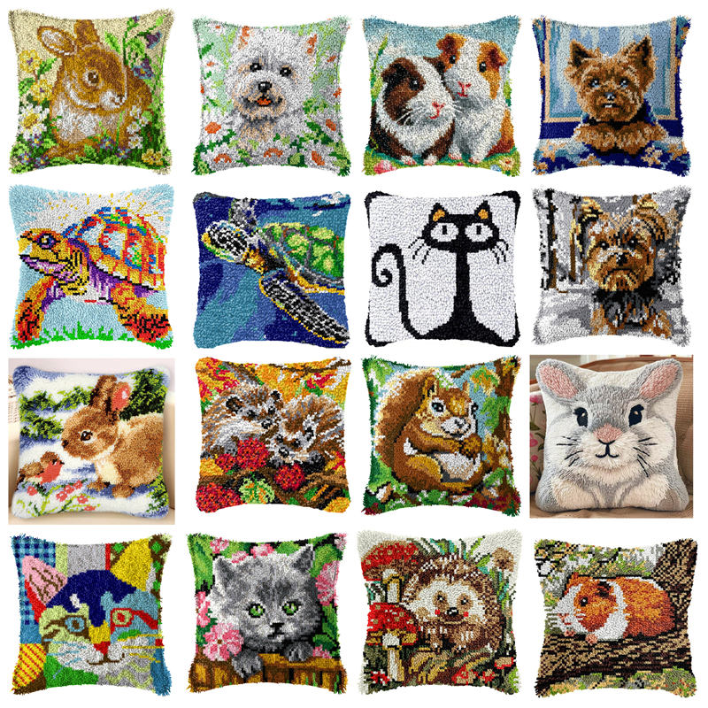 Printed Embroidery Kit - Kits de alfombra con gancho de