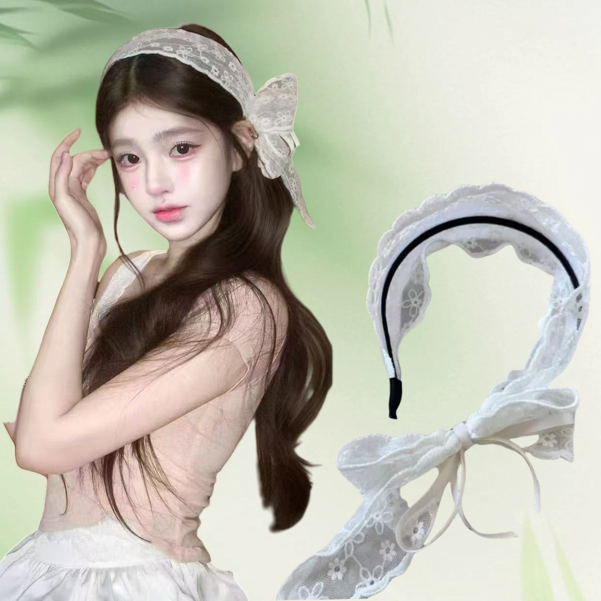 Embroidery Ribbon - Nueva banda para el cabello de