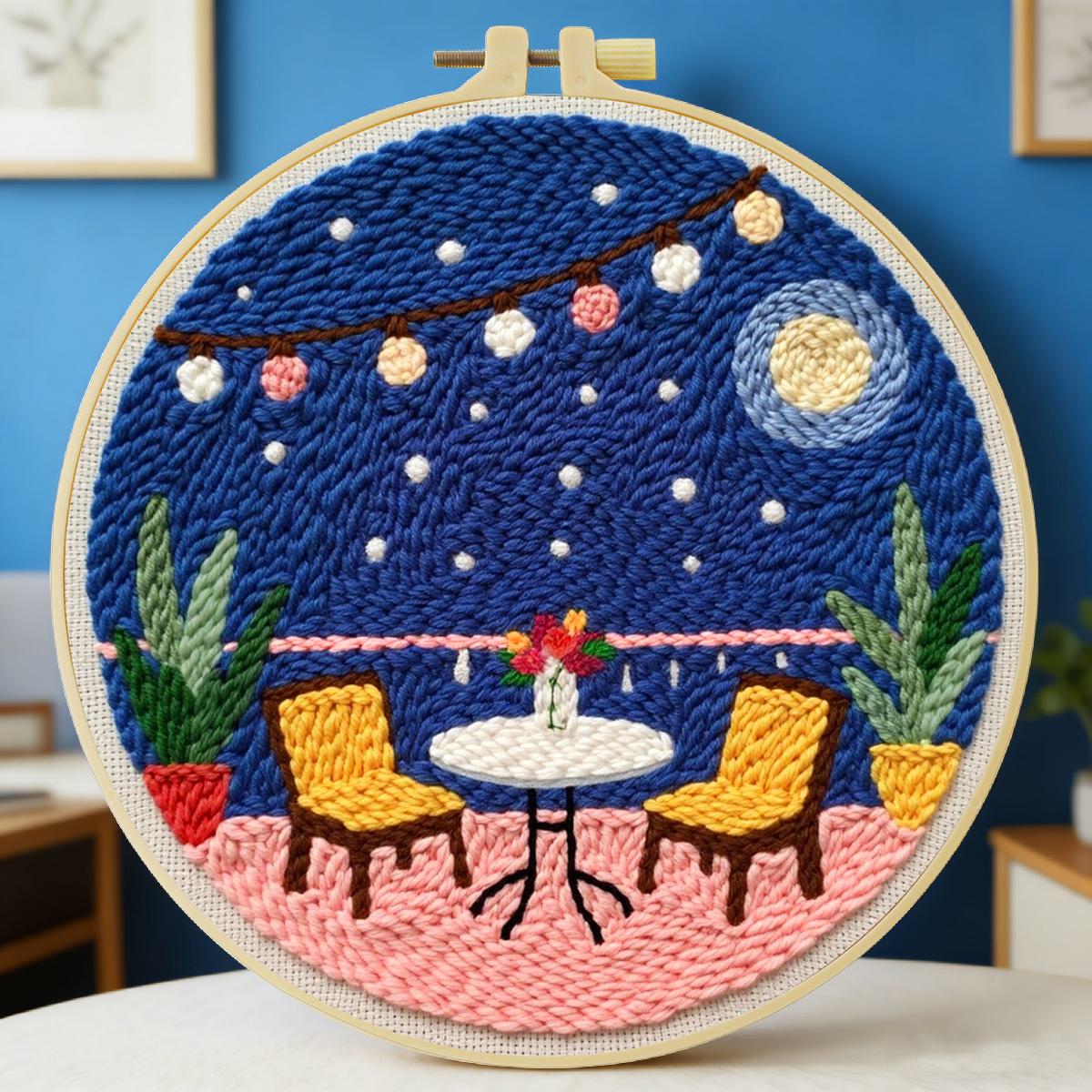Printed Embroidery Kit - Kit de Bordado con Aguja Mágica