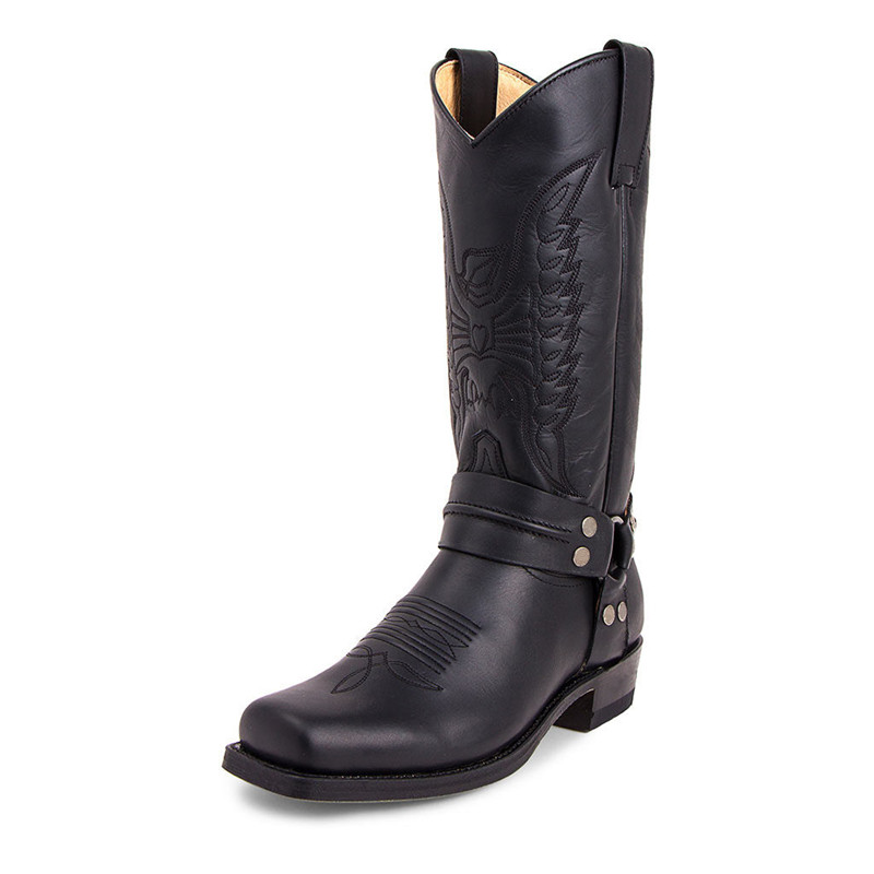 Embroidery Fabric - Nuevas Botas de Motocicleta para Hombre,