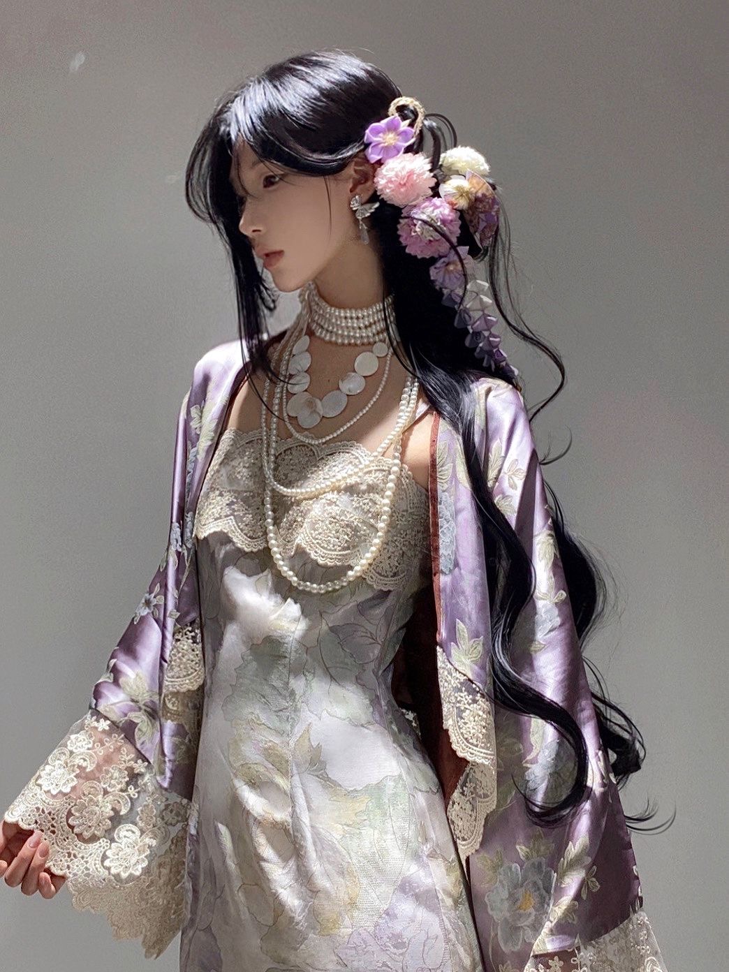 Embroidery Cardigan - Nuevo conjunto de dos piezas de