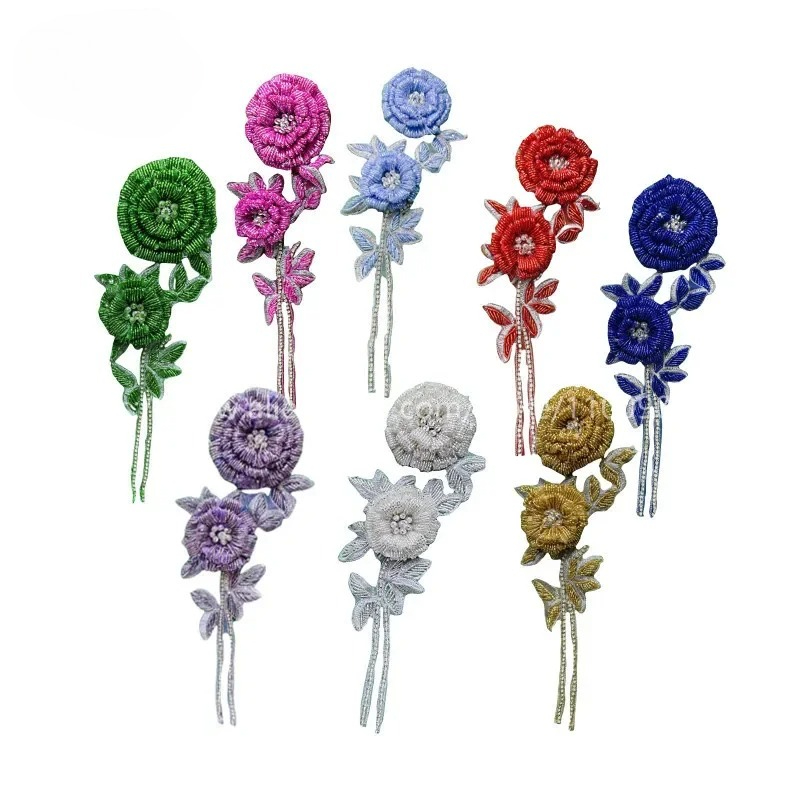 Embroidery Roses - NUEVAS flores de pechos rosas con