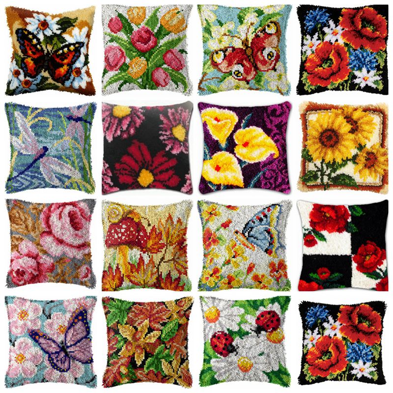 Printed Embroidery Kit - Kit de gancho de pestillo de