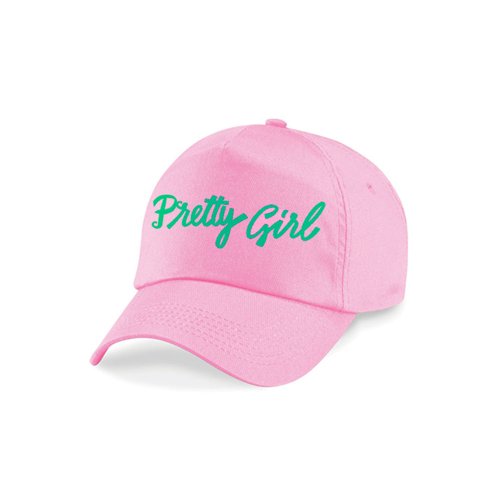 Embroidery Alpha - Sólido Rosa Verde Pretty Girl Bordado