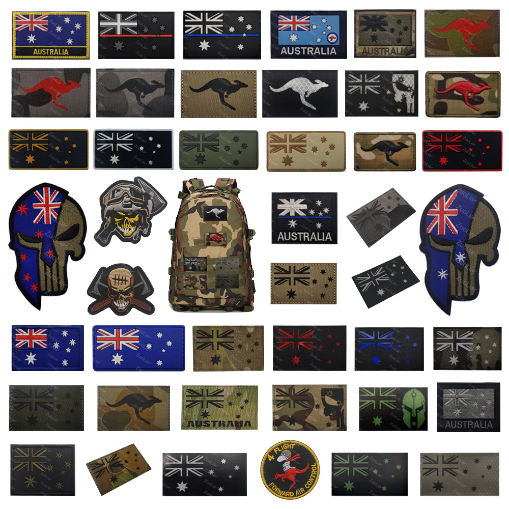 Embroidery Australia - Venta caliente bandera australiana PVC +