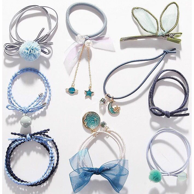 Embroidery Ribbon - Conjunto de lazos para el pelo