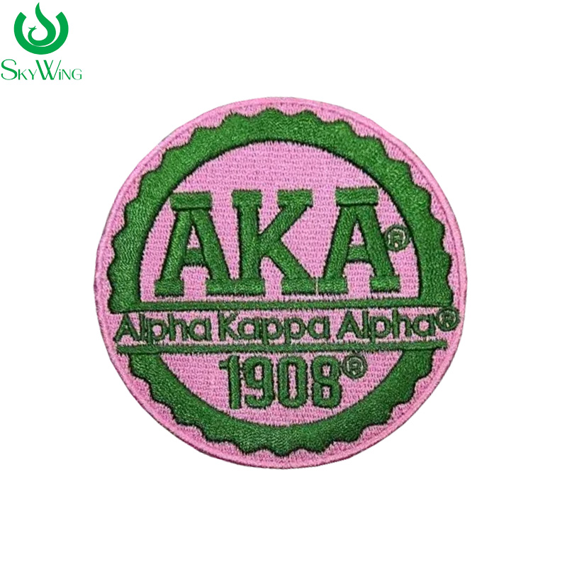 Embroidery Alpha - Parche de hierro bordado para sombrero,