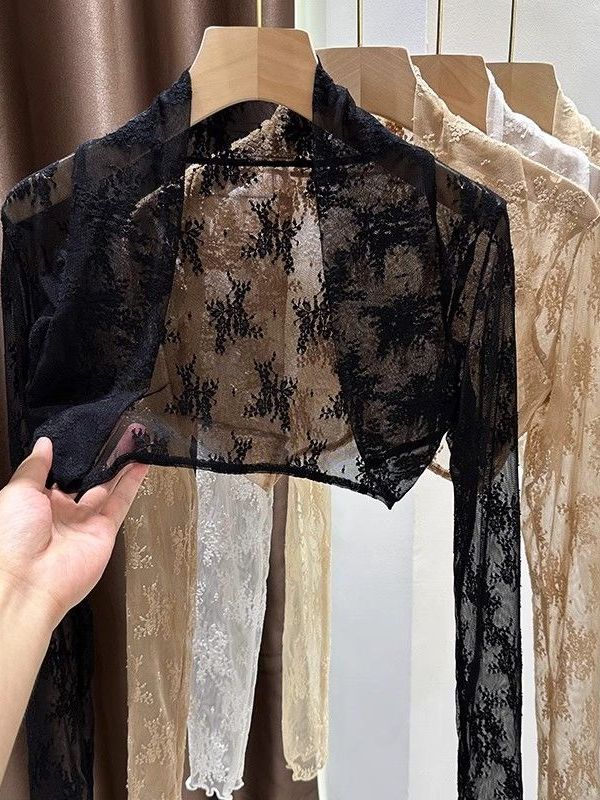 Embroidery Cardigan - Nuevo Cárdigan de Encaje con Bordado