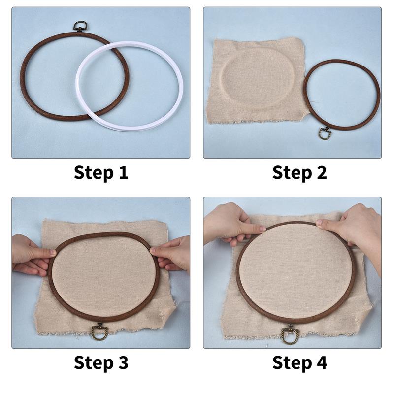 Conjunto de aros de bordado de - Embroidery Hoop Square reseña y precio