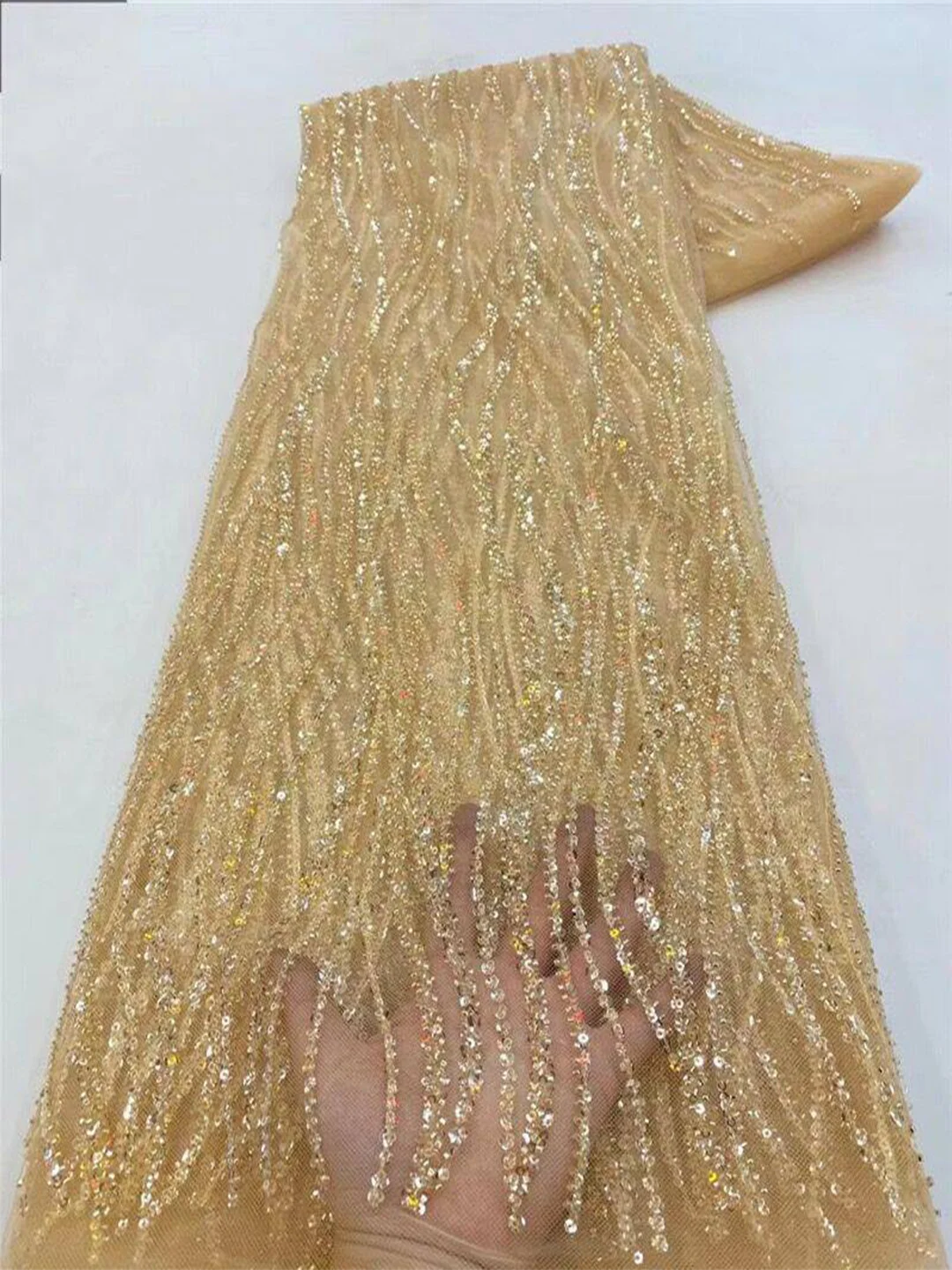 Tela de Tul Bordada con Diseño - Embroidery Net Dress reseña y precio