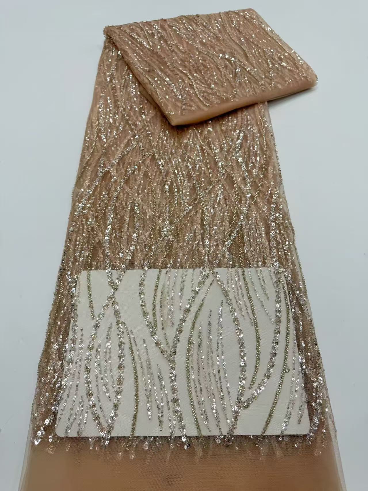 Tela de encaje de malla con cu - Embroidery Net Dress reseña y precio