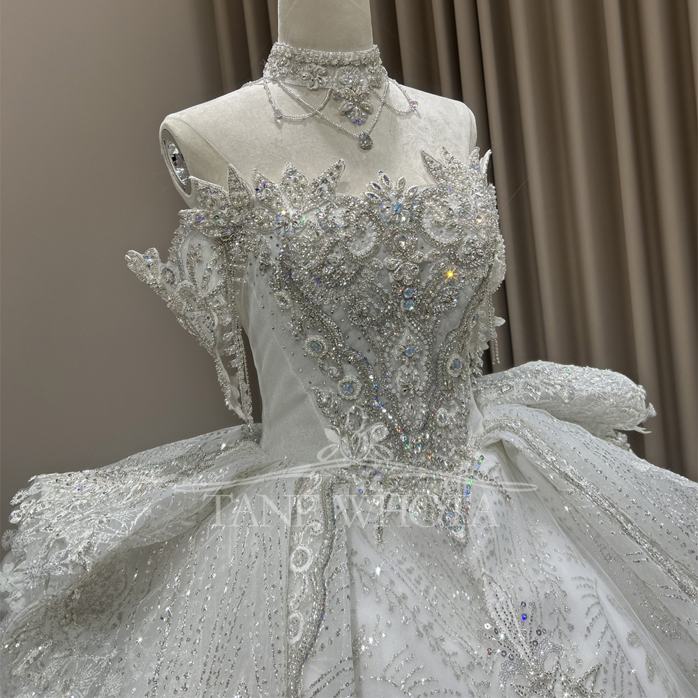 Vestidos De Mariée Sur Mesure  - Embroidery Organza reseña y precio
