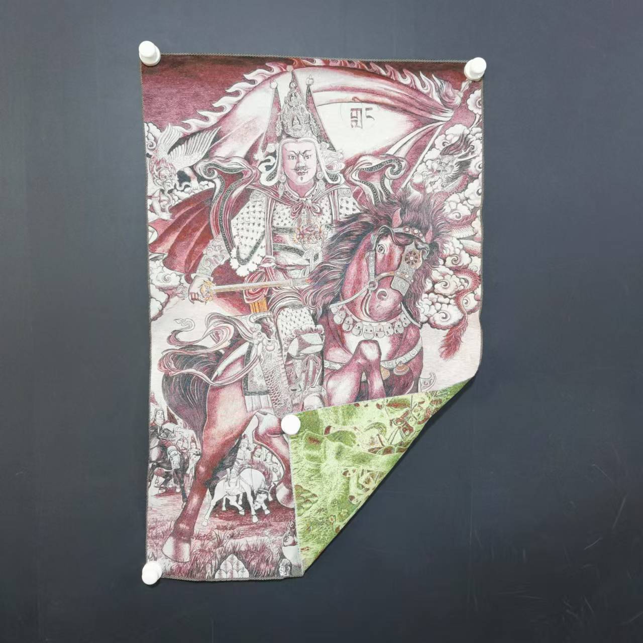 Thangka de 35 pulgadas con bor - Embroidery Horse reseña y precio