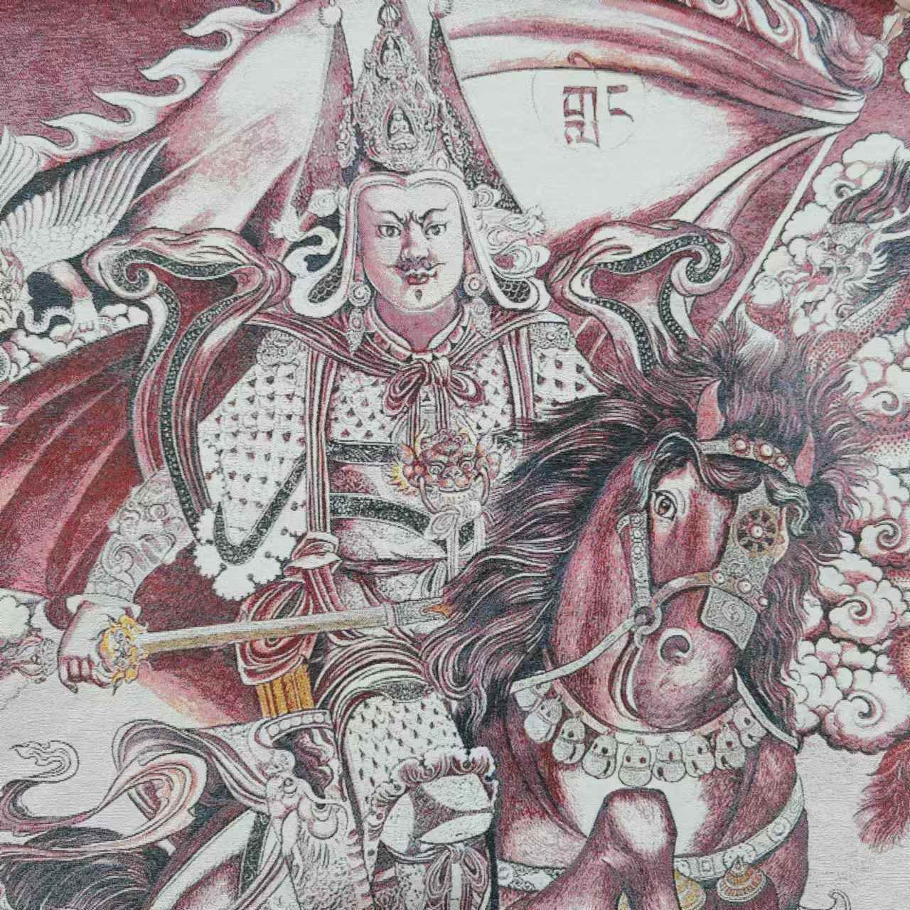 Thangka de 35 pulgadas con bor - Embroidery Horse reseña y precio