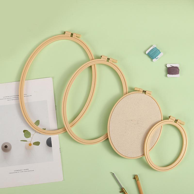 Aros de bordado ovalados de pl - Embroidery Hoop Square reseña y precio