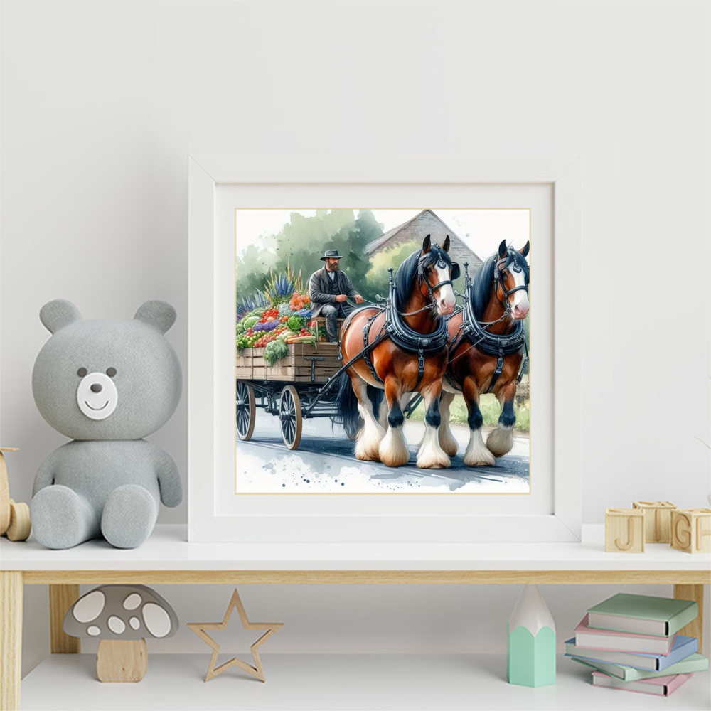 Momoart - Kits de Punto de Cru - Embroidery Horse reseña y precio