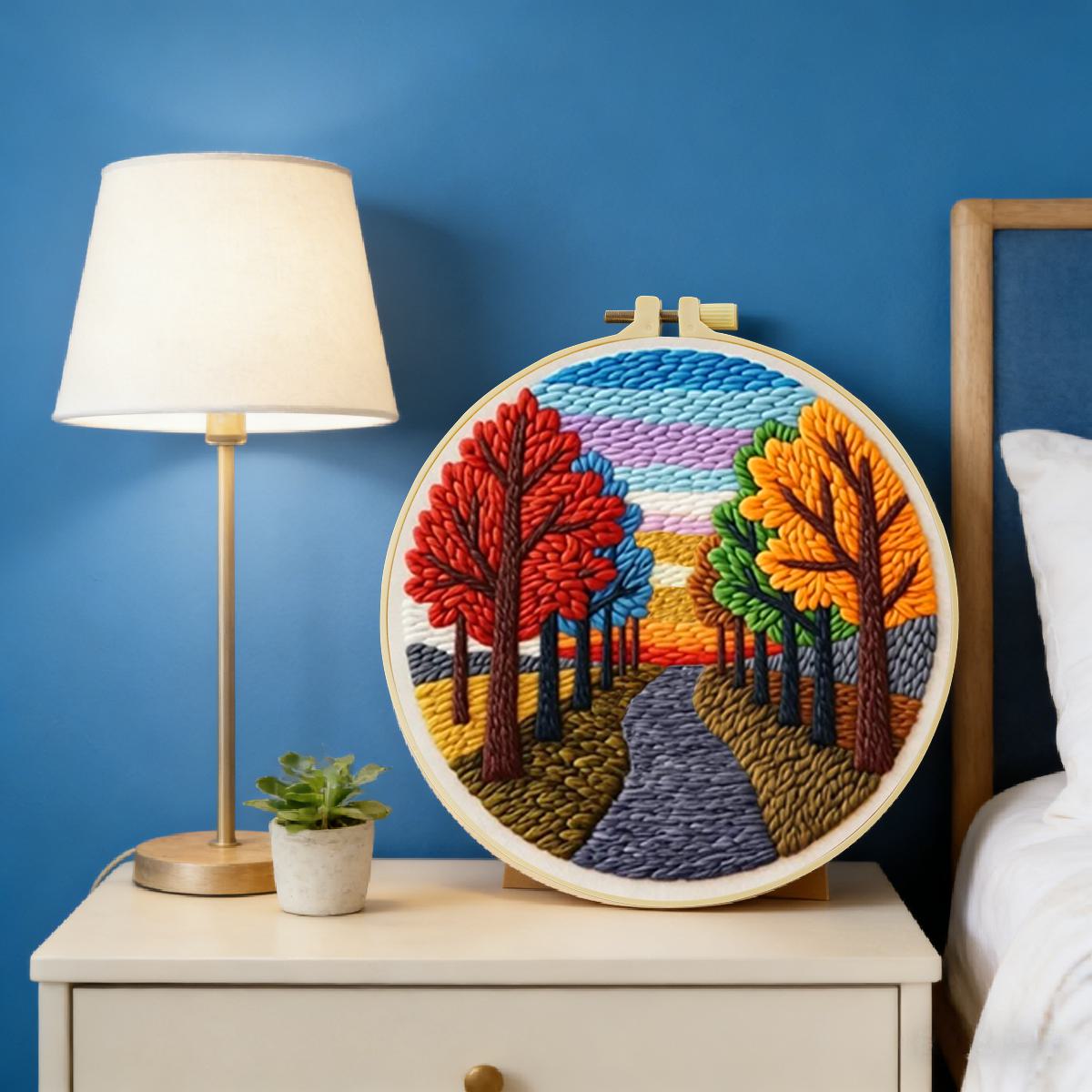 Kit de Bordado Punch Needle de - Printed Embroidery Kit reseña y precio