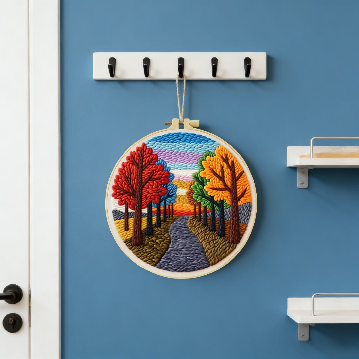 Kit de Bordado Punch Needle de - Printed Embroidery Kit reseña y precio