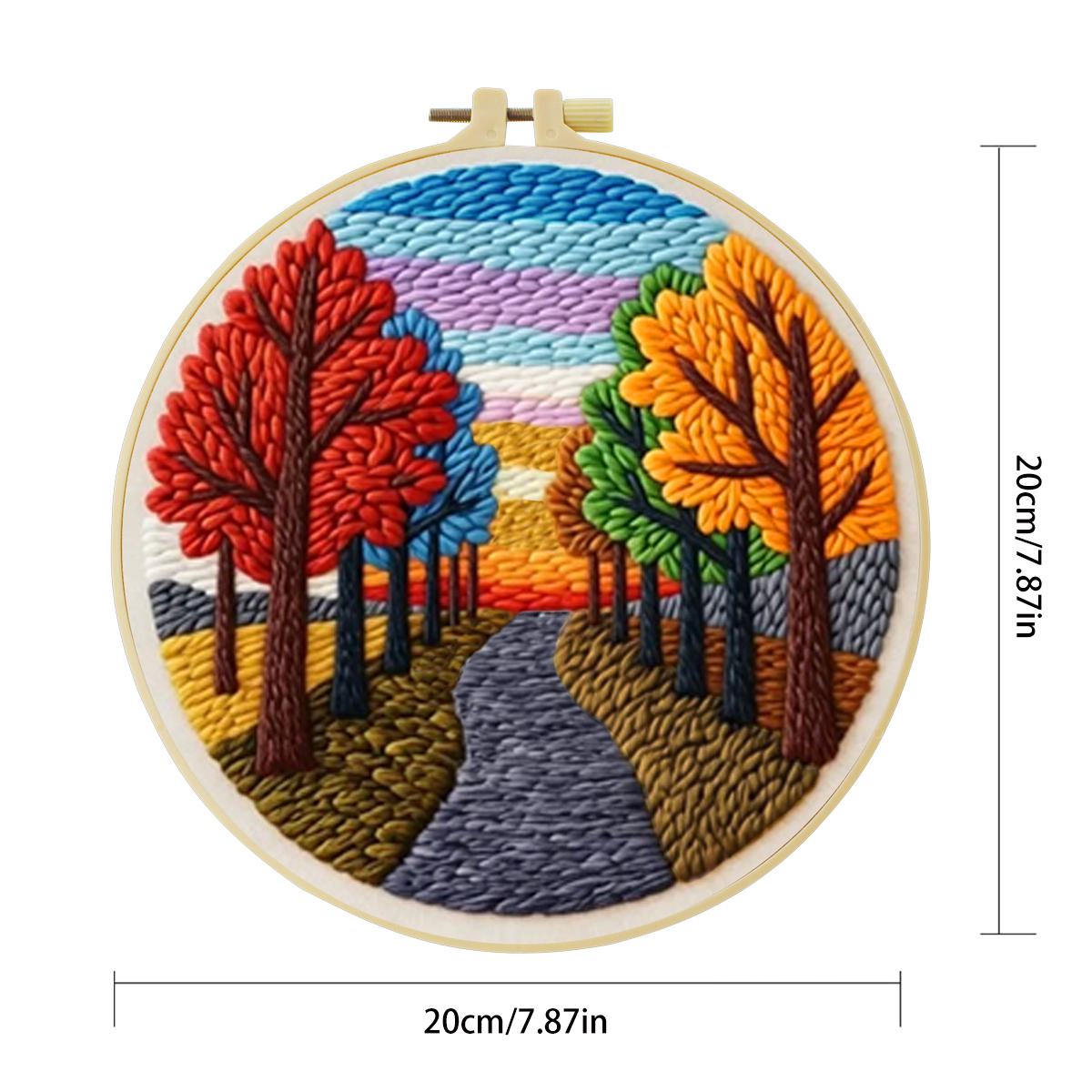 Kit de Bordado Punch Needle de - Printed Embroidery Kit reseña y precio