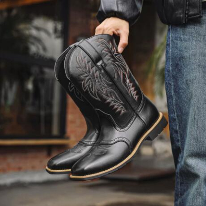 Nuevas Botas Altas para Hombre - Embroidery Fabric reseña y precio