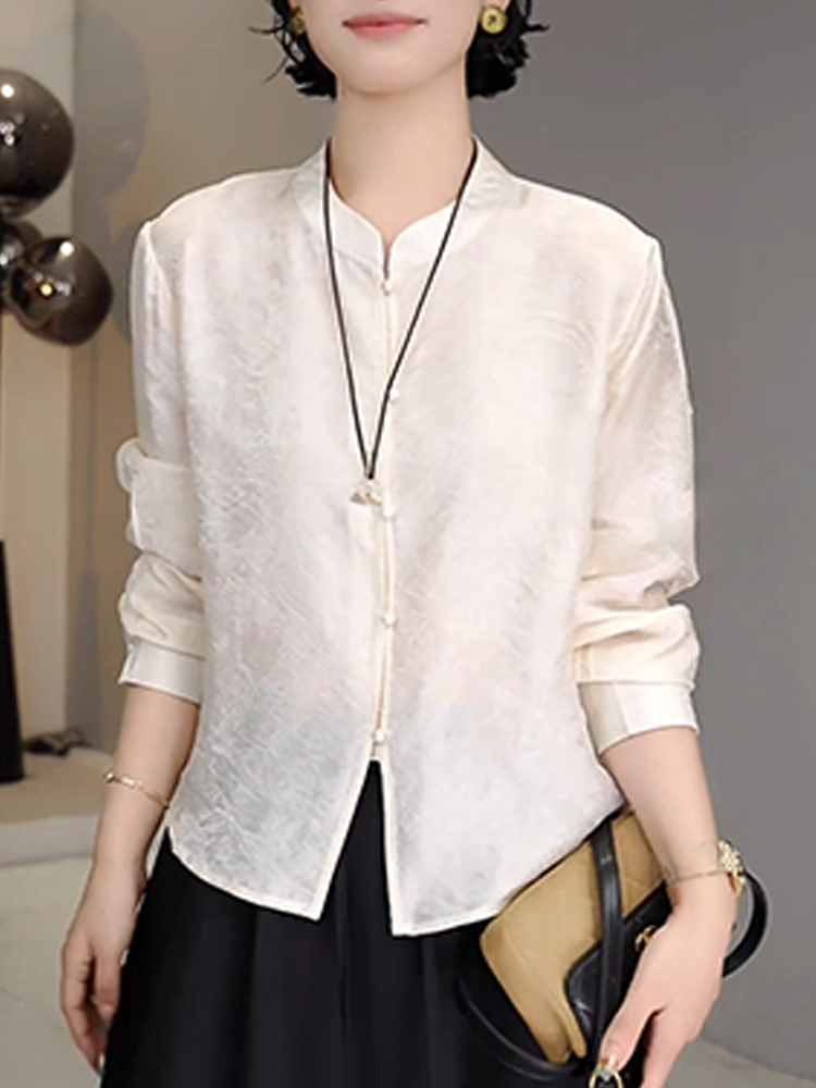 Elegante Camisa de Mujer Estil - Embroidery Cardigan reseña y precio