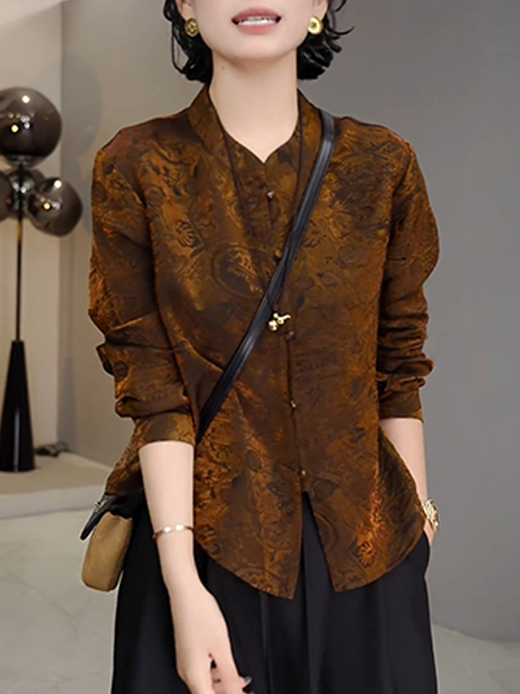 Elegante Camisa de Mujer Estil - Embroidery Cardigan reseña y precio