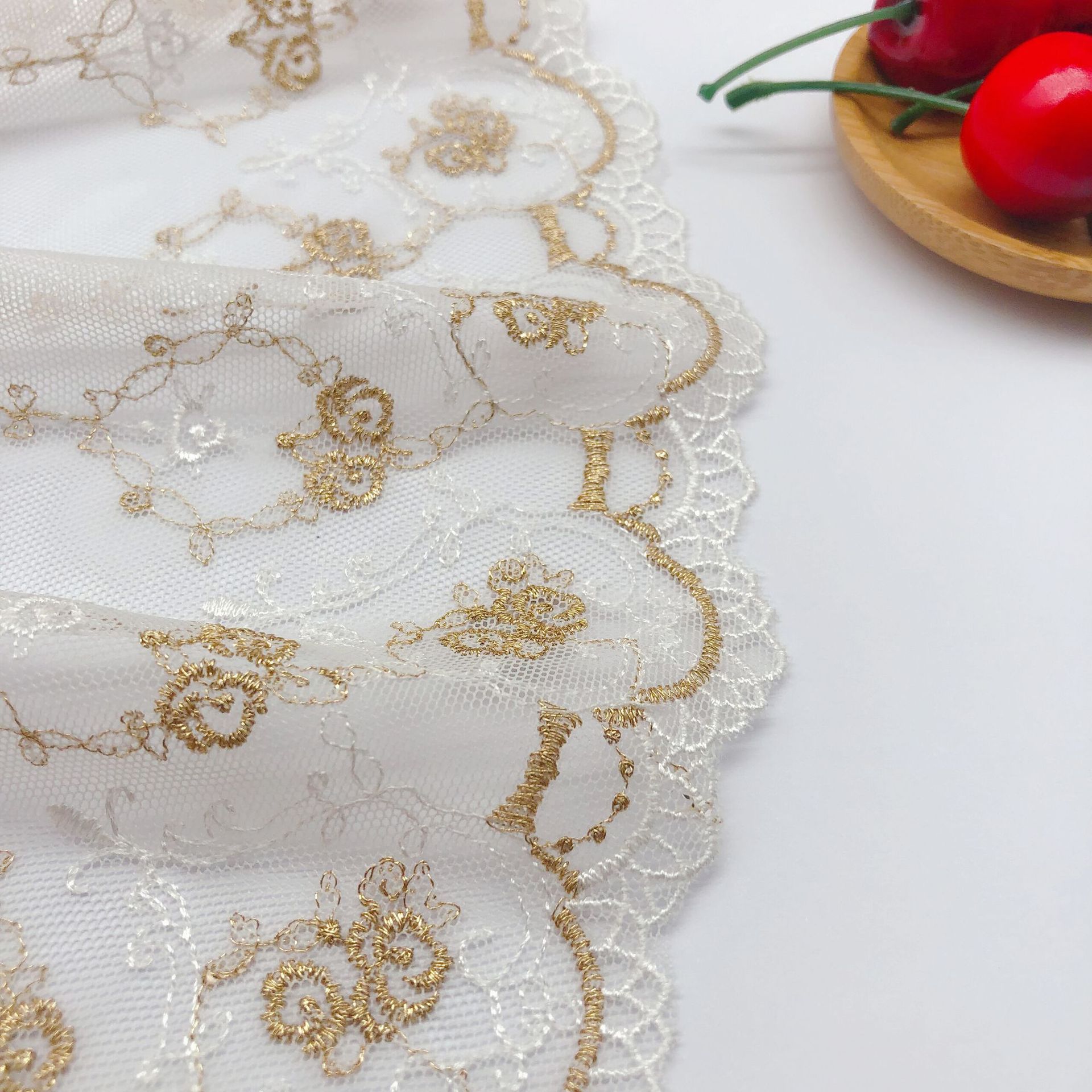 Malla bordada de 16,2 CM de an - Embroidery Roses reseña y precio