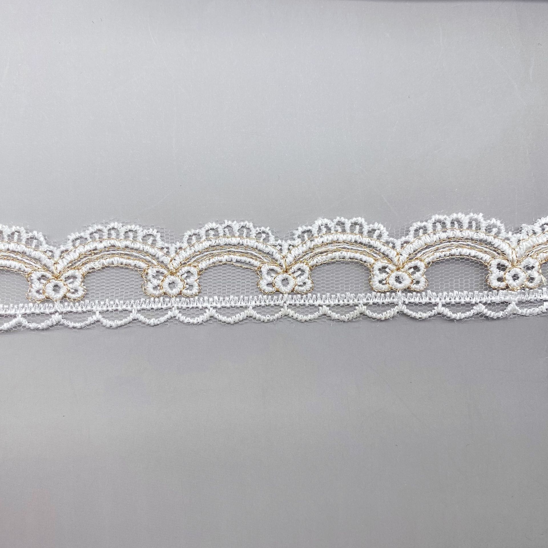 Tela de malla bordada, lazo hu - Embroidery Ribbon reseña y precio
