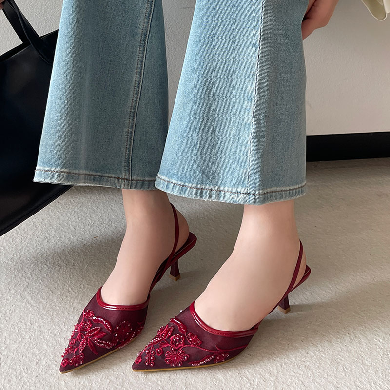 2026 Sandalias elegantes con t - Embroidery Flower reseña y precio