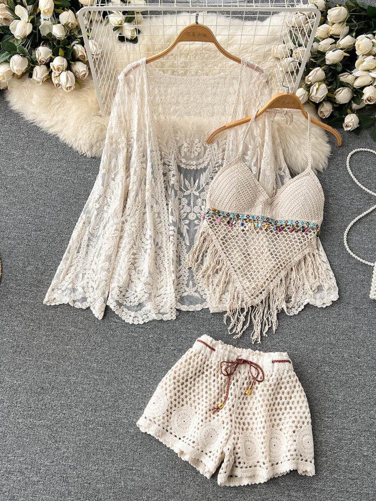 Nuevo Conjunto de Verano para  - Embroidery Cardigan reseña y precio