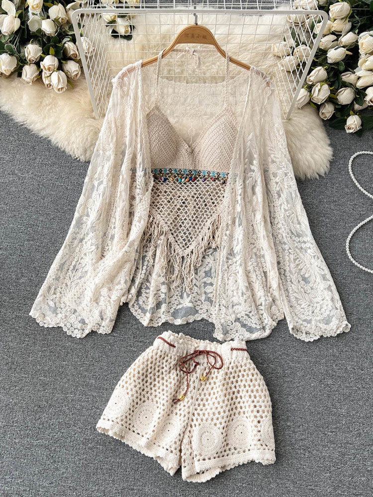 Nuevo Conjunto de Verano para  - Embroidery Cardigan reseña y precio