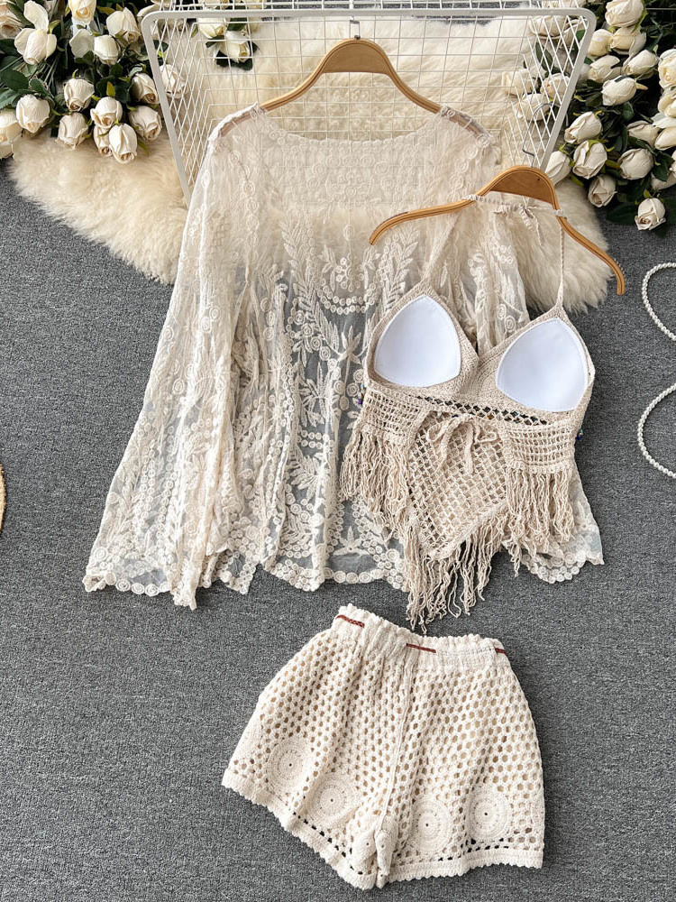 Nuevo Conjunto de Verano para  - Embroidery Cardigan reseña y precio