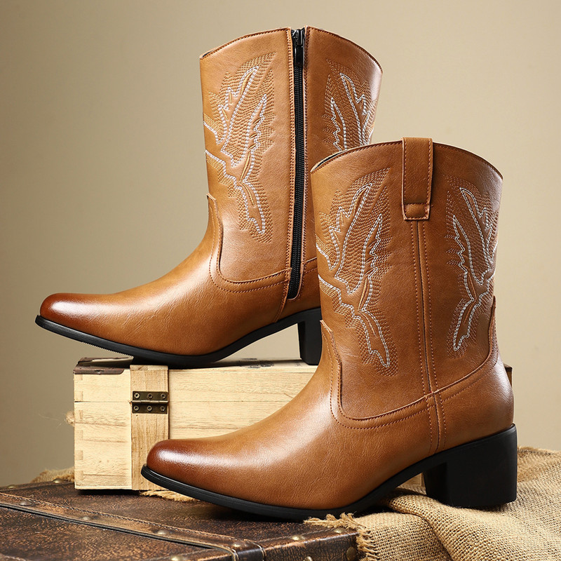 Botas de vaquero del oeste Ret - Embroidery Fabric reseña y precio