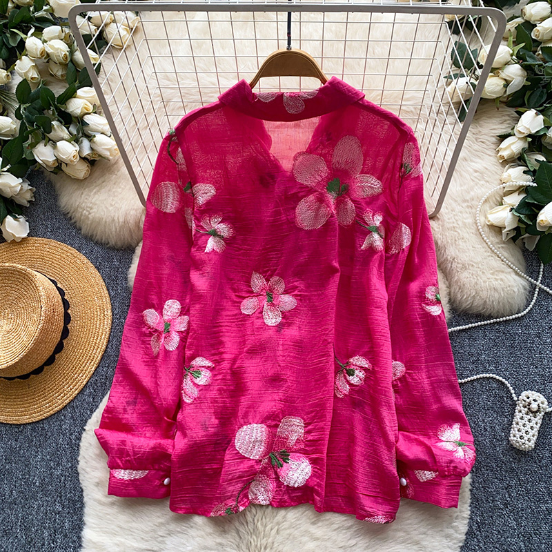Cárdigan bordado floral de est - Embroidery Cardigan reseña y precio