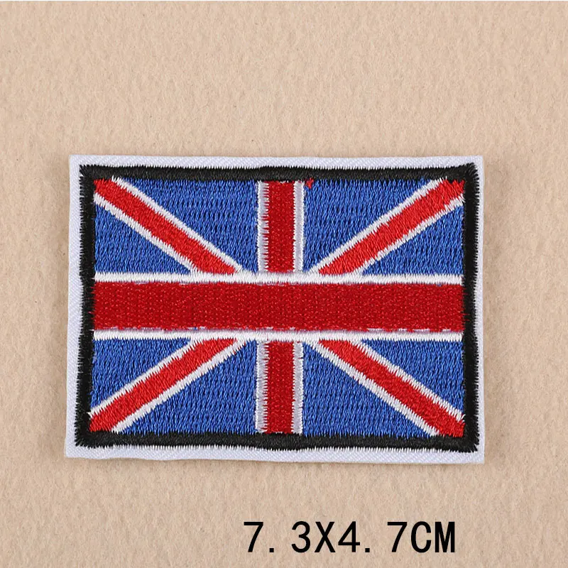 Parches bordados con bandera d - Embroidery Australia reseña y precio