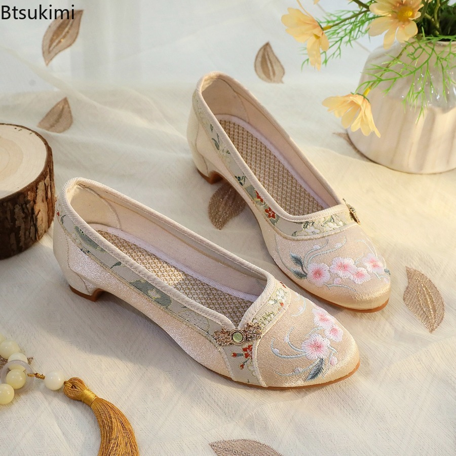 Zapatos de Mujer 2026, Estilo  - Embroidery Fabric reseña y precio