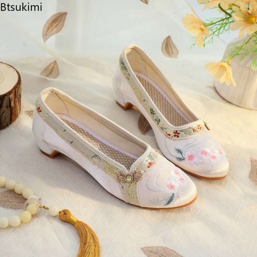 Zapatos de Mujer 2026, Estilo  - Embroidery Fabric reseña y precio