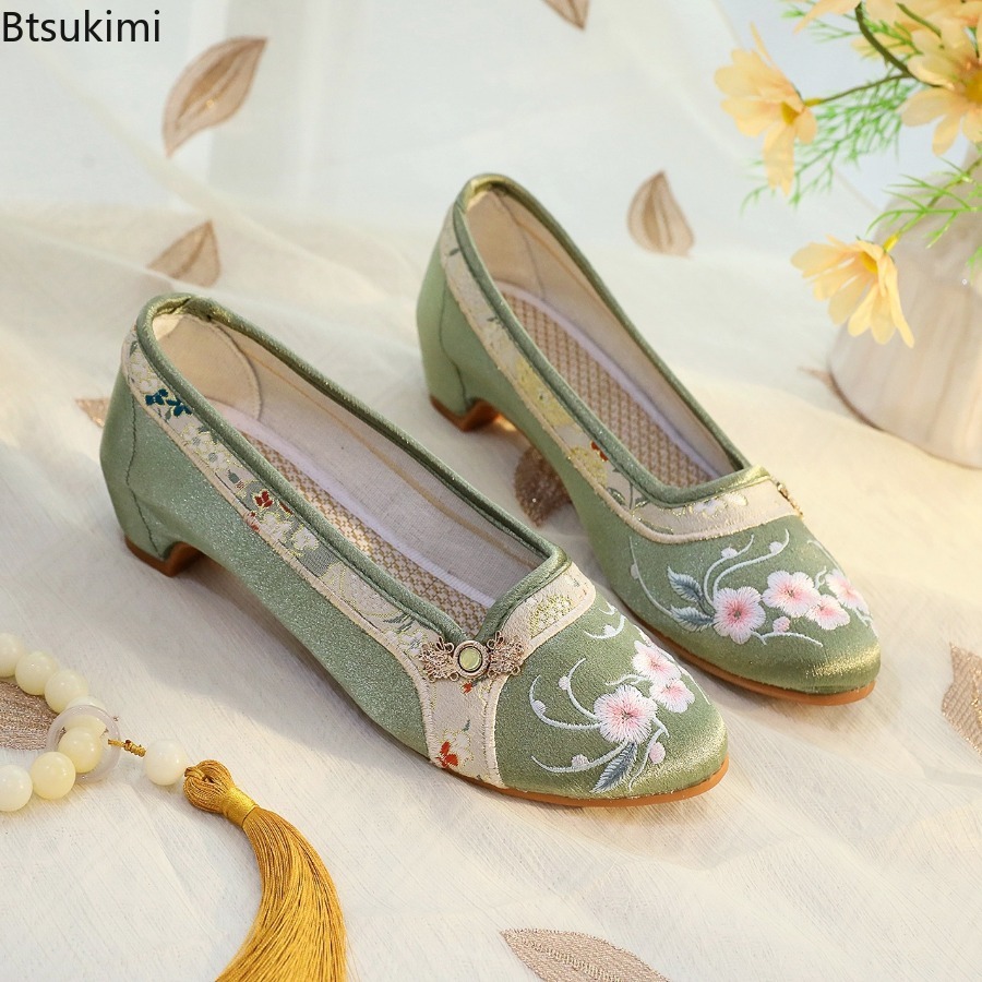 Zapatos de Mujer 2026, Estilo  - Embroidery Fabric reseña y precio