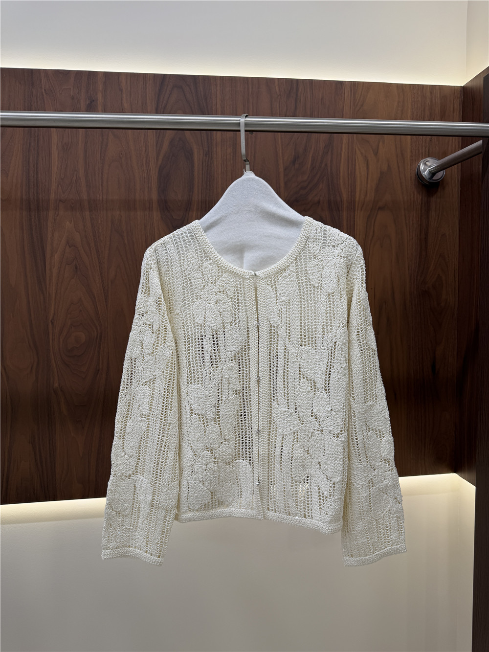 Conjunto de punto bordado cala - Embroidery Cardigan reseña y precio