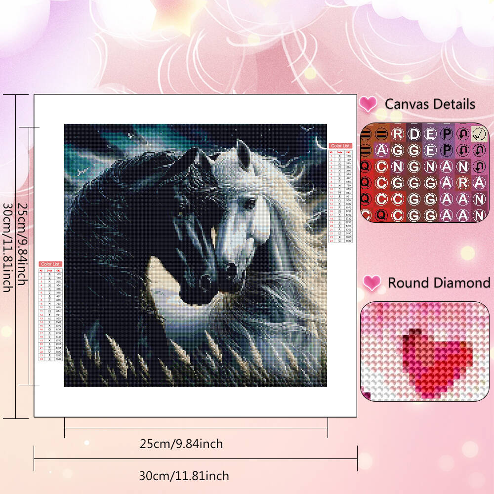 Mosaico de diamantes de Lilo y - Embroidery Horse reseña y precio