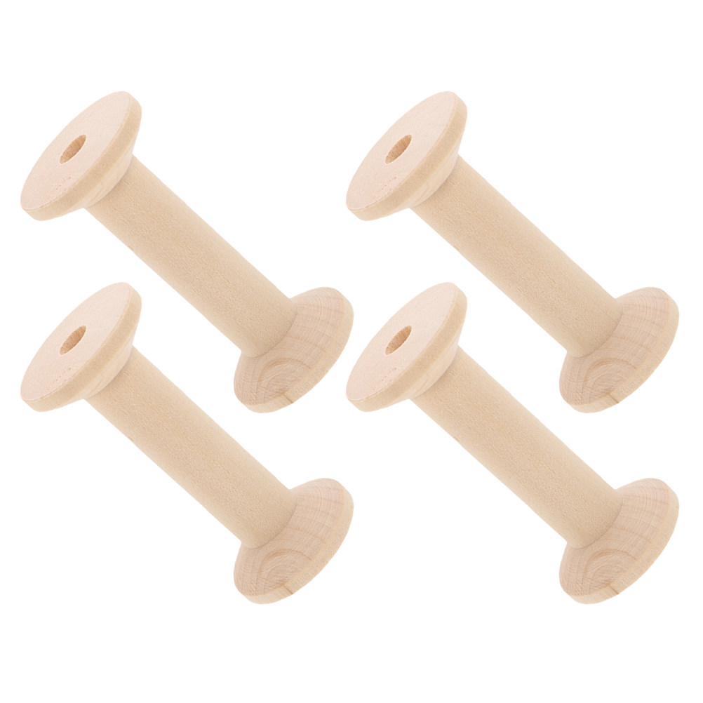 Juego de 4 Bobinas de Madera,  - Embroidery Ribbon reseña y precio