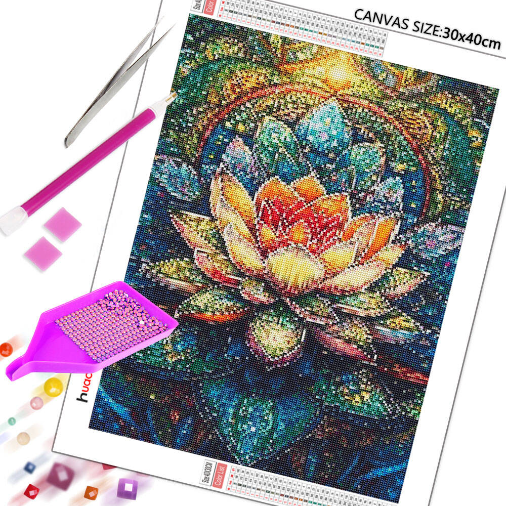 Huacan-pintura de diamante red - Embroidery Hoop Square reseña y precio