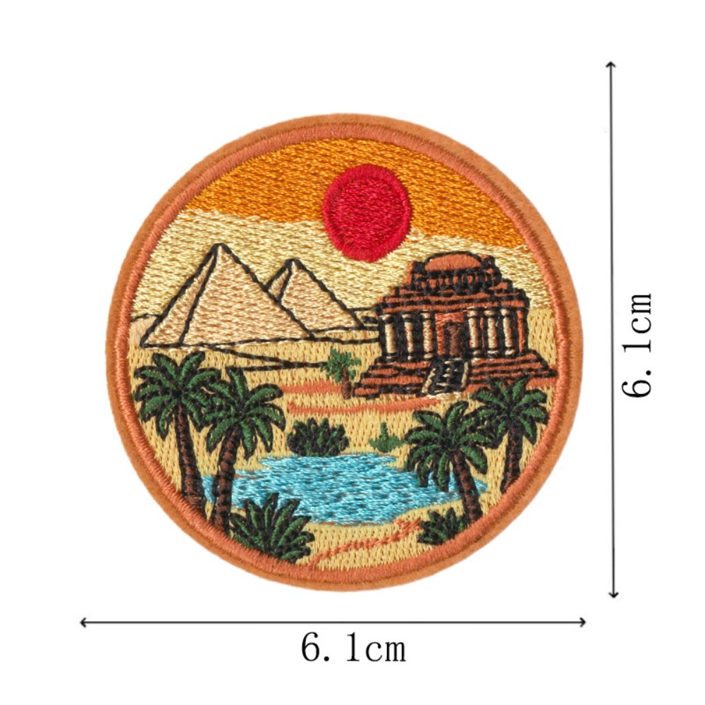 Parche bordado con patrón de m - Embroidery Australia reseña y precio