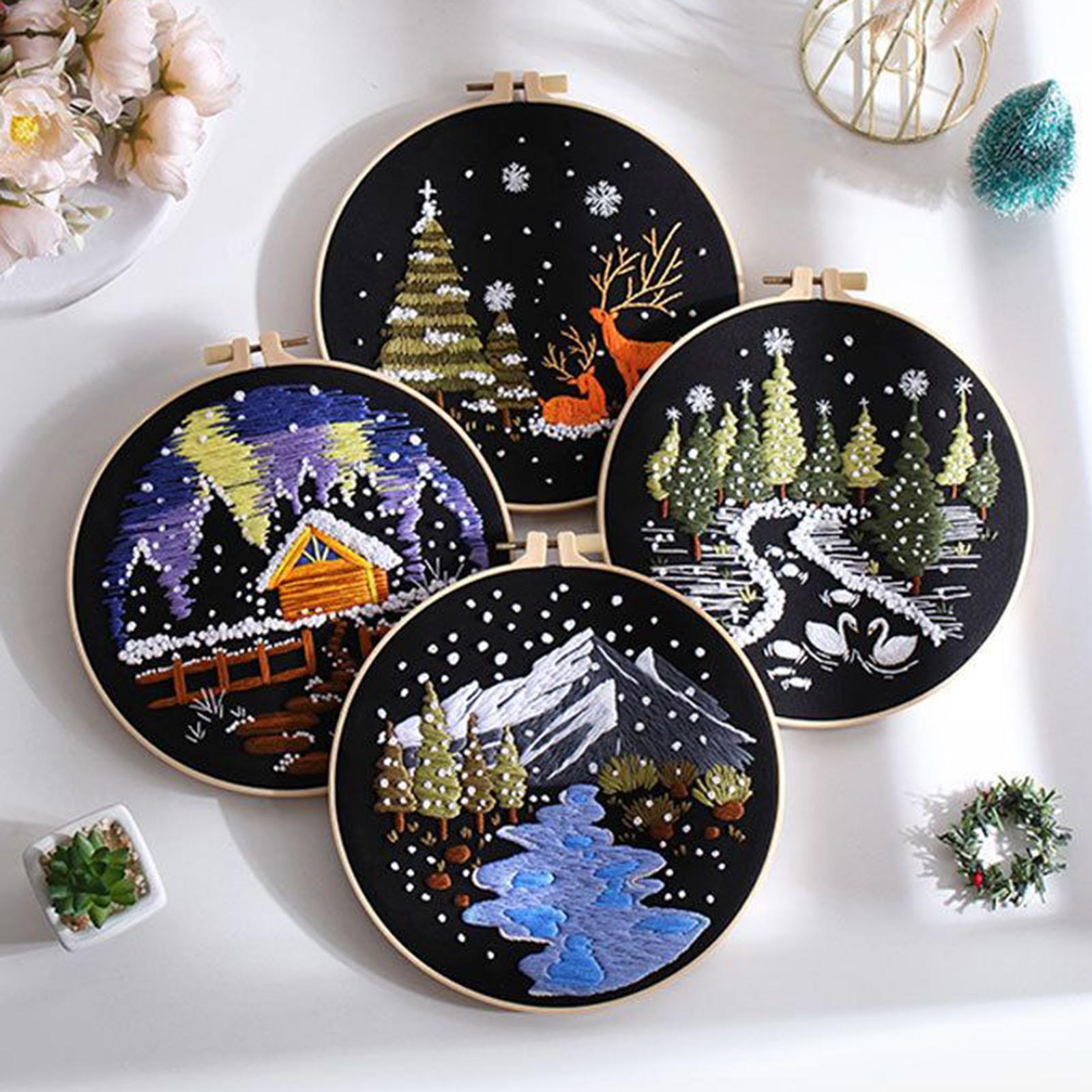 Kit de bordado de Navidad, esc - Embroidery Kitchen reseña y precio