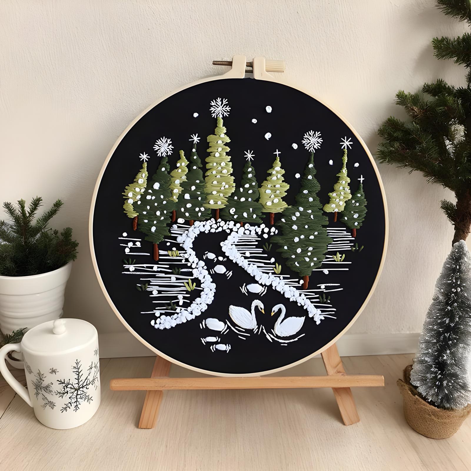 Kit de bordado de Navidad, esc - Embroidery Kitchen reseña y precio